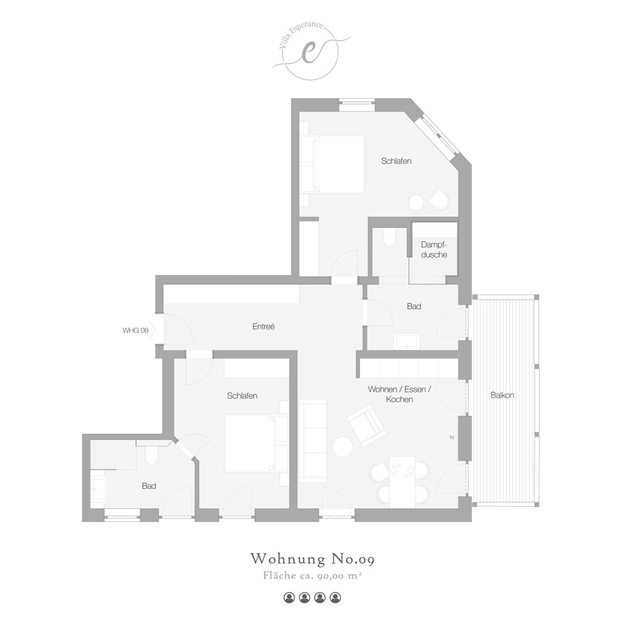 Villa Esperance 빈츠 객실 사진